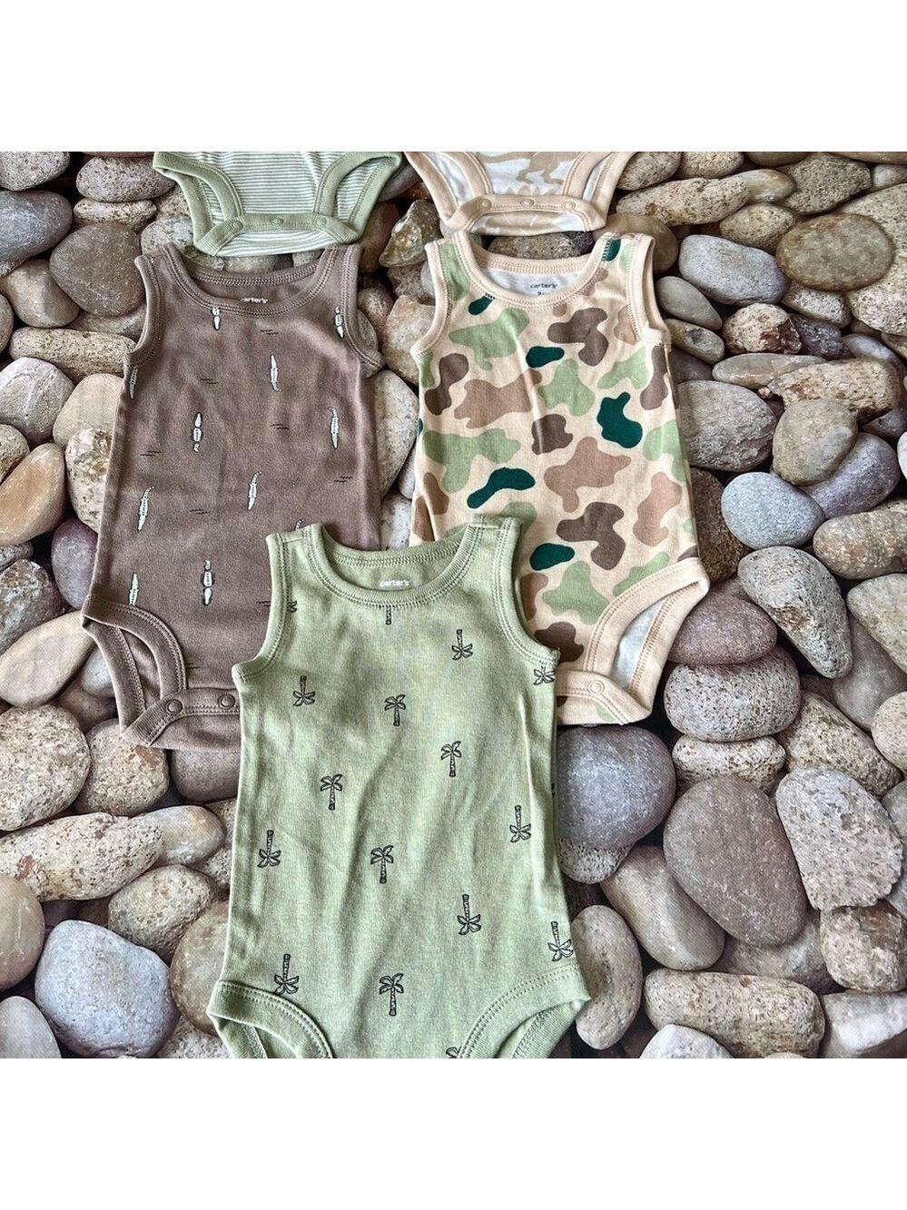 NWT CARTERS SLEEVELESS BODYSUIT SET